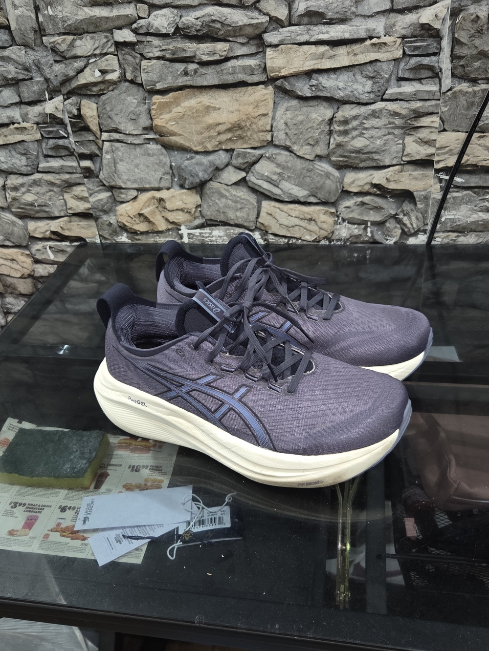 ASICS Road-Running Sneakers in Dark Blue